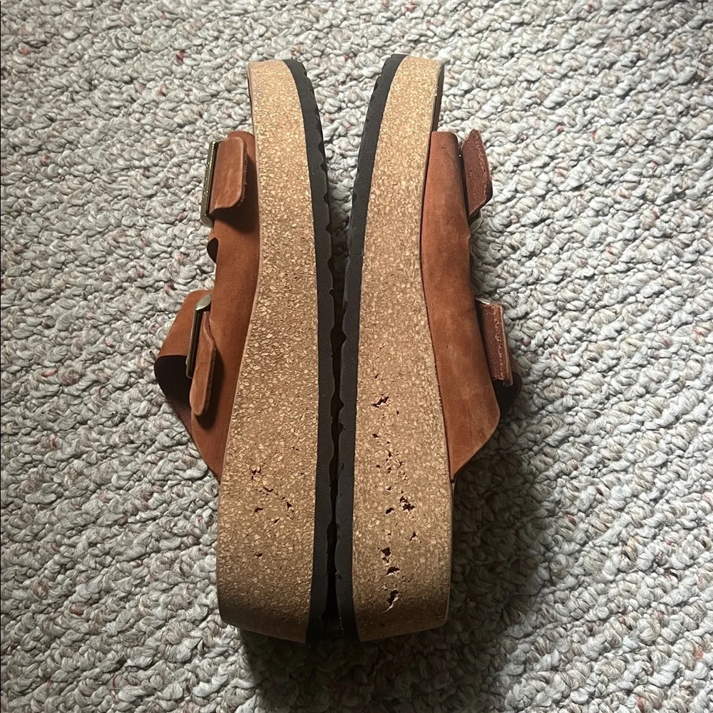 BIRKENSTOCK Gabriela Tan Pecan suede Sandal Women’s Size 7 - Picture 7 of 8